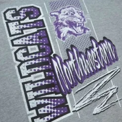 Mitchell & Ness Hoodies & Sweatshirts-Halftime Script Crew Northwestern University