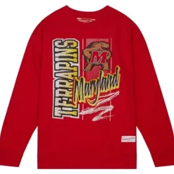 Mitchell & Ness Hoodies & Sweatshirts-Halftime Script Crew University Of Maryland