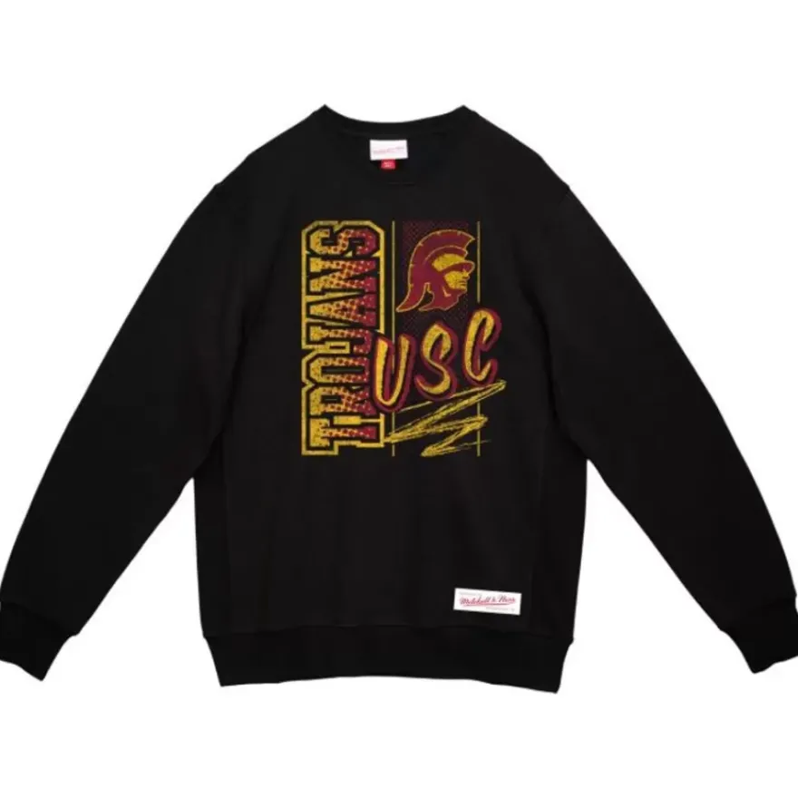 Mitchell & Ness Hoodies & Sweatshirts-Halftime Script Crew Usc