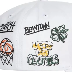 Mitchell & Ness Snapback-Hand Drawn Snapback Boston Celtics