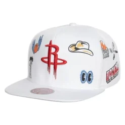 Mitchell & Ness Snapback-Hand Drawn Snapback Houston Rockets