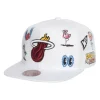 Mitchell & Ness Snapback-Hand Drawn Snapback Miami Heat