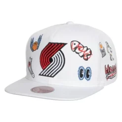 Mitchell & Ness Snapback-Hand Drawn Snapback Portland Trail Blazers