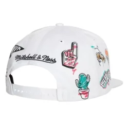 Mitchell & Ness Snapback-Hand Drawn Snapback San Antonio Spurs