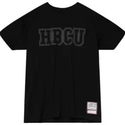 Mitchell & Ness T-Shirts & Tops-Hbcu Black Tonal Tee