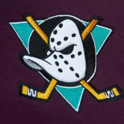 Mitchell & Ness Hoodies & Sweatshirts-Head Coach Hoodie Anaheim Ducks
