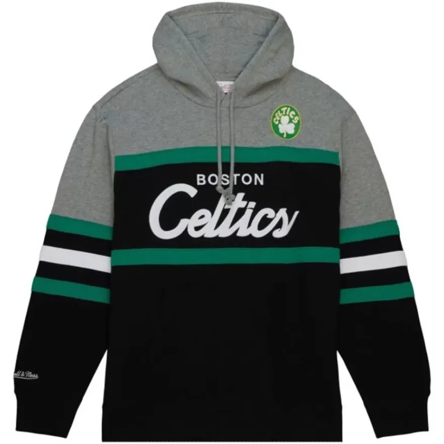 Mitchell & Ness Hoodies & Sweatshirts-Head Coach Hoodie Boston Celtics