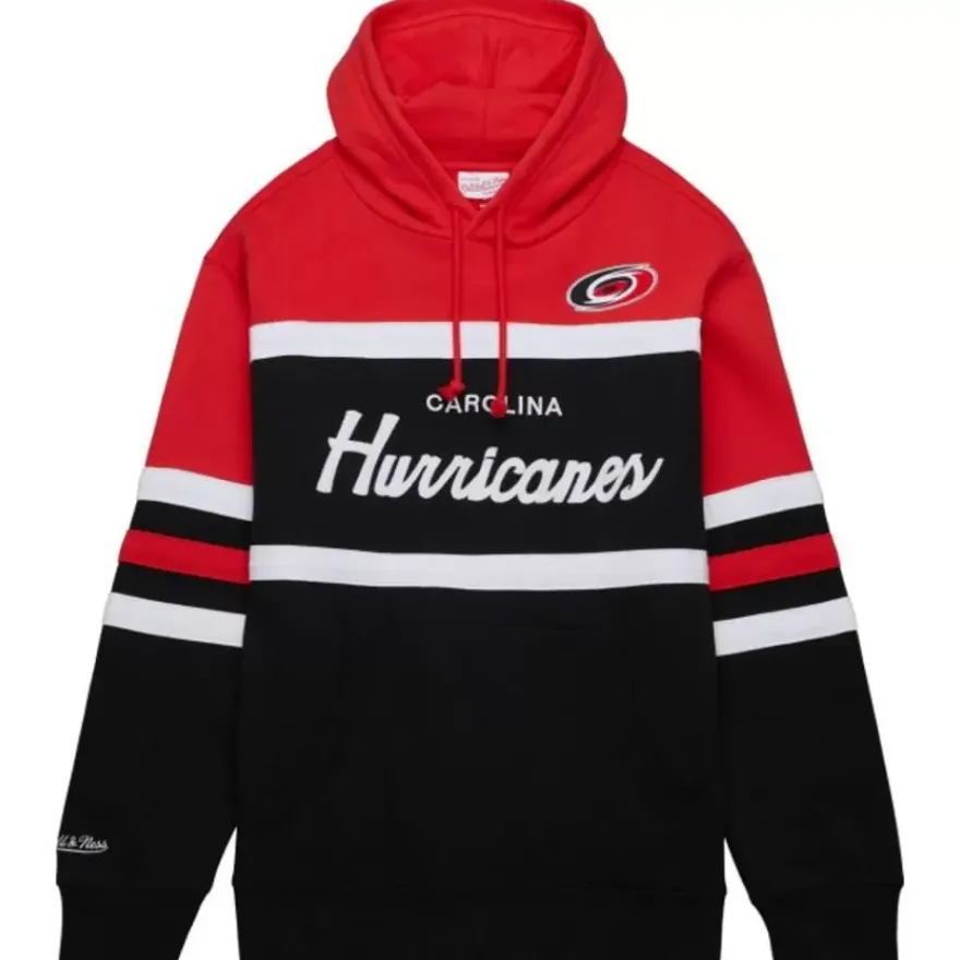 Mitchell & Ness Hoodies & Sweatshirts-Head Coach Hoodie Carolina Hurricanes