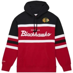 Mitchell & Ness Hoodies & Sweatshirts-Head Coach Hoodie Chicago Blackhawks