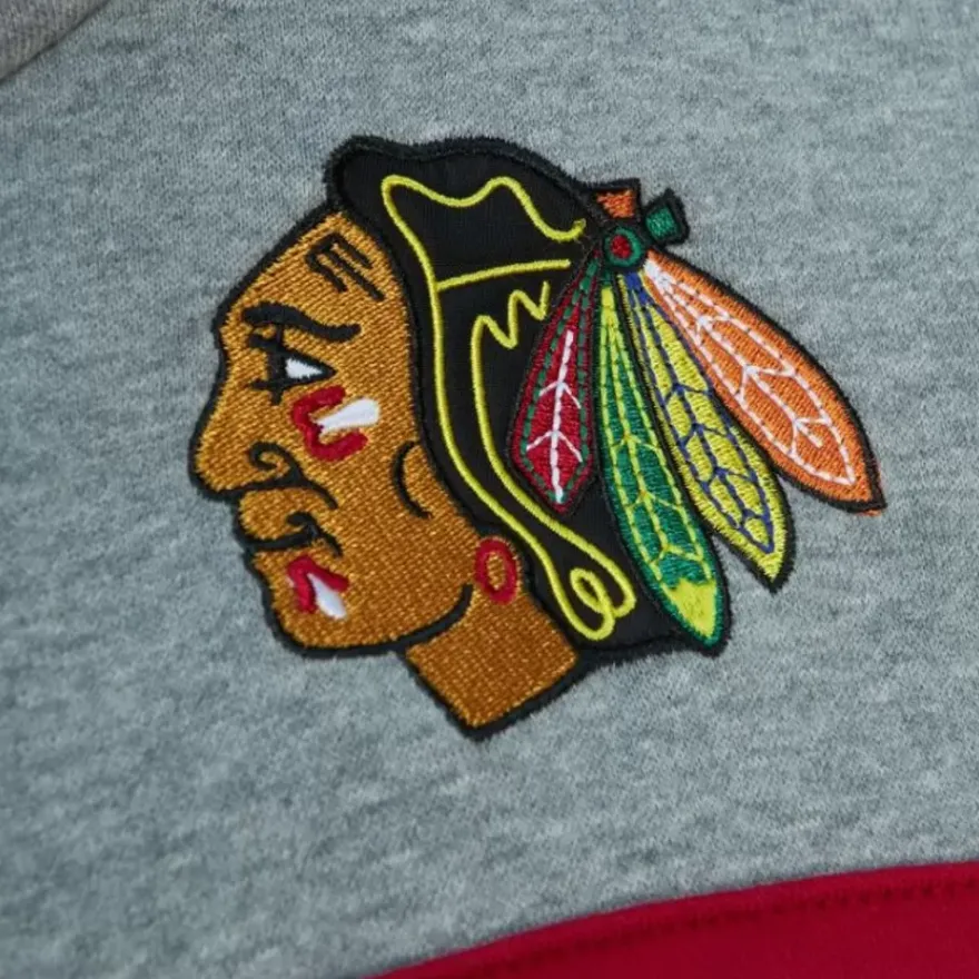 Mitchell & Ness Hoodies & Sweatshirts-Head Coach Hoodie Chicago Blackhawks