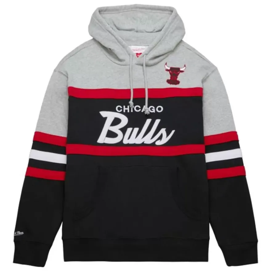 Mitchell & Ness Hoodies & Sweatshirts-Head Coach Hoodie Chicago Bulls