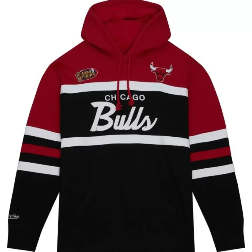 Mitchell & Ness Hoodies & Sweatshirts-Head Coach Hoodie Chicago Bulls