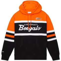 Mitchell & Ness Hoodies & Sweatshirts-Head Coach Hoodie Cincinnati Bengals