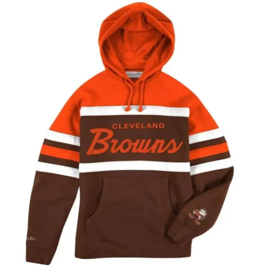 Mitchell & Ness Hoodies & Sweatshirts-Head Coach Hoodie Cleveland Browns