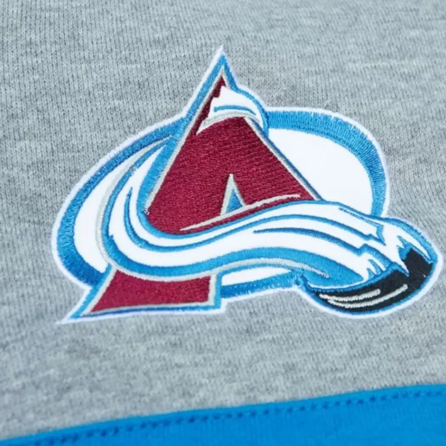 Mitchell & Ness Hoodies & Sweatshirts-Head Coach Hoodie Colorado Avalanche