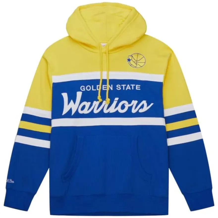 Mitchell & Ness Hoodies & Sweatshirts-Head Coach Hoodie Golden State Warriors