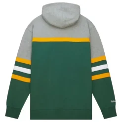 Mitchell & Ness Hoodies & Sweatshirts-Head Coach Hoodie Green Bay Packers