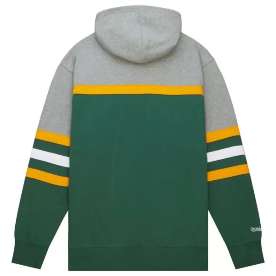 Mitchell & Ness Hoodies & Sweatshirts-Head Coach Hoodie Green Bay Packers
