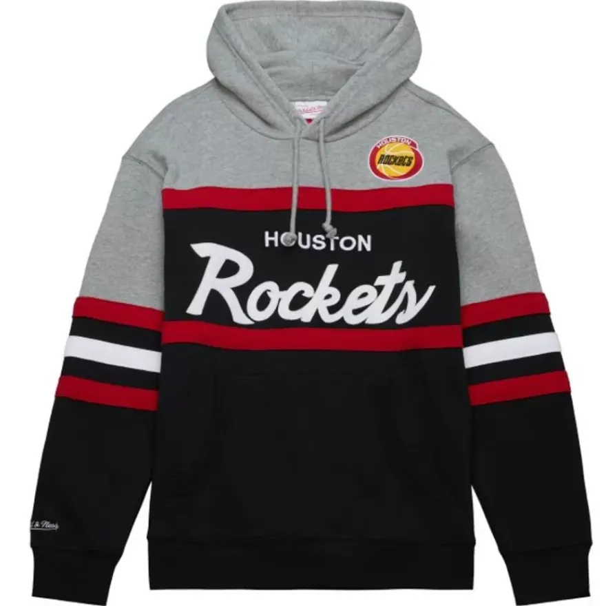 Mitchell & Ness Hoodies & Sweatshirts-Head Coach Hoodie Houston Rockets