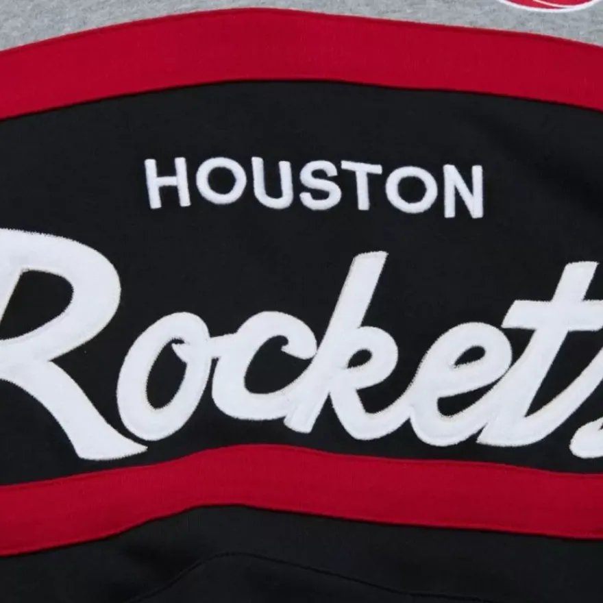 Mitchell & Ness Hoodies & Sweatshirts-Head Coach Hoodie Houston Rockets