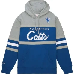 Mitchell & Ness Hoodies & Sweatshirts-Head Coach Hoodie Indianapolis Colts