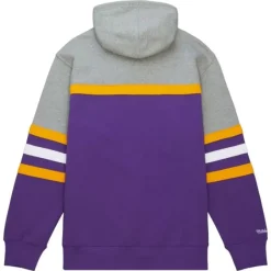 Mitchell & Ness Hoodies & Sweatshirts-Head Coach Hoodie Los Angeles Lakers