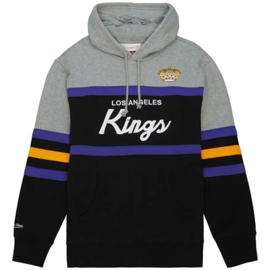 Mitchell & Ness Hoodies & Sweatshirts-Head Coach Hoodie Los Angeles Kings