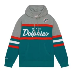 Mitchell & Ness Hoodies & Sweatshirts-Head Coach Hoodie Miami Dolphins