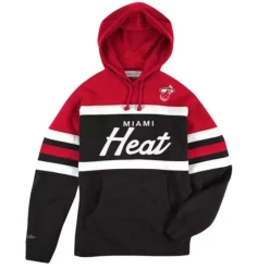 Mitchell & Ness Hoodies & Sweatshirts-Head Coach Hoodie Miami Heat