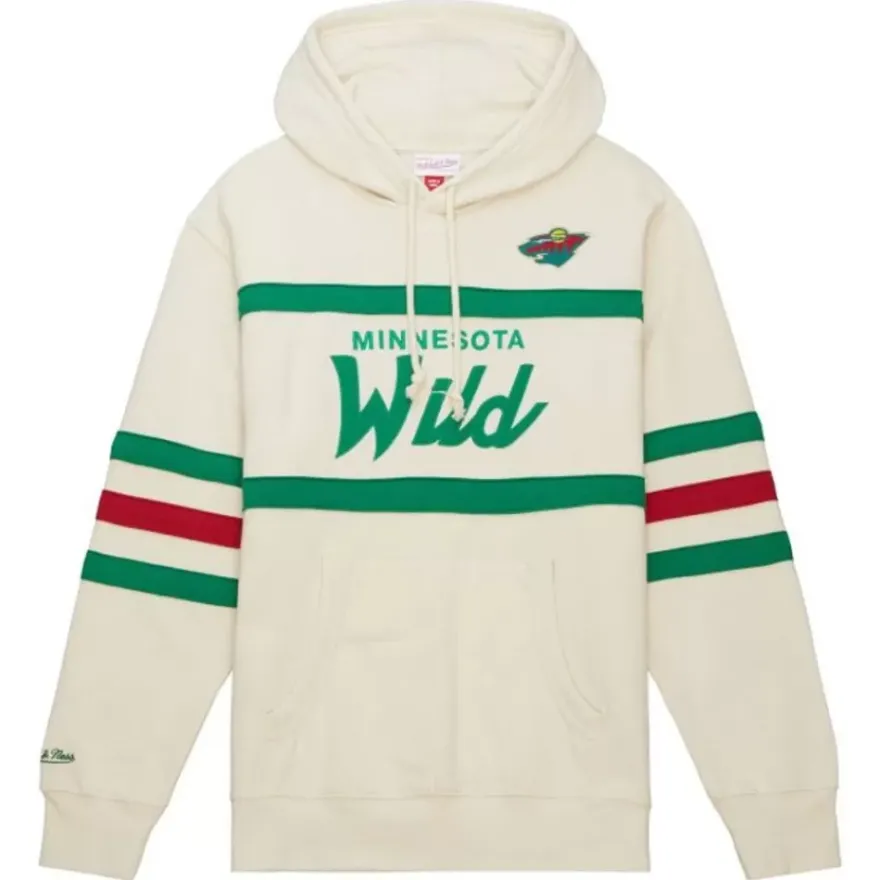Mitchell & Ness Hoodies & Sweatshirts-Head Coach Hoodie Minnesota Wild