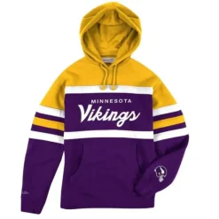 Mitchell & Ness Hoodies & Sweatshirts-Head Coach Hoodie Minnesota Vikings