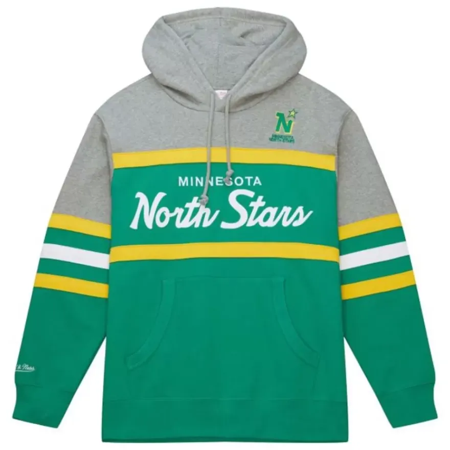 Mitchell & Ness Hoodies & Sweatshirts-Head Coach Hoodie Minnesota North Stars