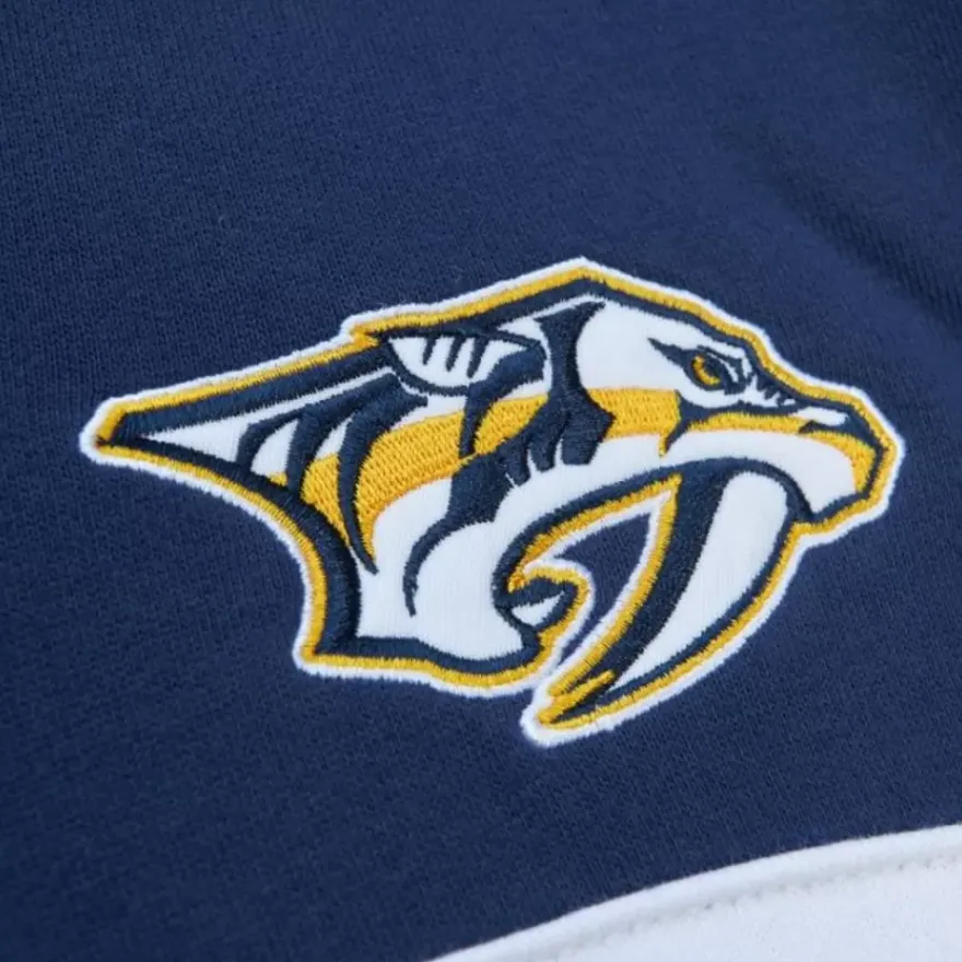 Mitchell & Ness Hoodies & Sweatshirts-Head Coach Hoodie Nashville Predators