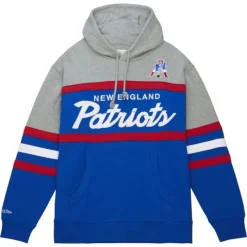 Mitchell & Ness Hoodies & Sweatshirts-Head Coach Hoodie New England Patriots
