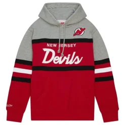 Mitchell & Ness Hoodies & Sweatshirts-Head Coach Hoodie New Jersey Devils