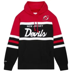 Mitchell & Ness Hoodies & Sweatshirts-Head Coach Hoodie New Jersey Devils