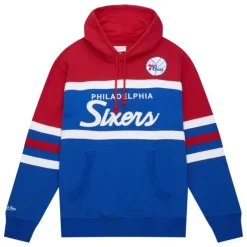 Mitchell & Ness Hoodies & Sweatshirts-Head Coach Hoodie Philadelphia 76Ers
