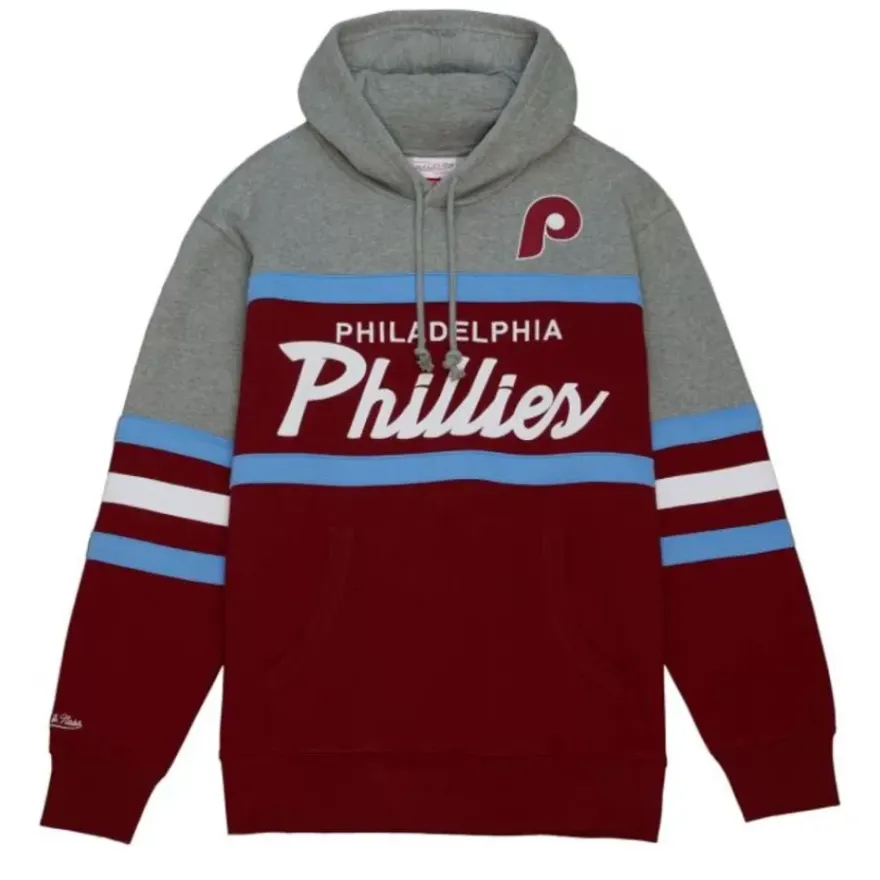 Mitchell & Ness Hoodies & Sweatshirts-Head Coach Hoodie Philadelphia Phillies