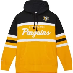 Mitchell & Ness Hoodies & Sweatshirts-Head Coach Hoodie Pittsburgh Penguins