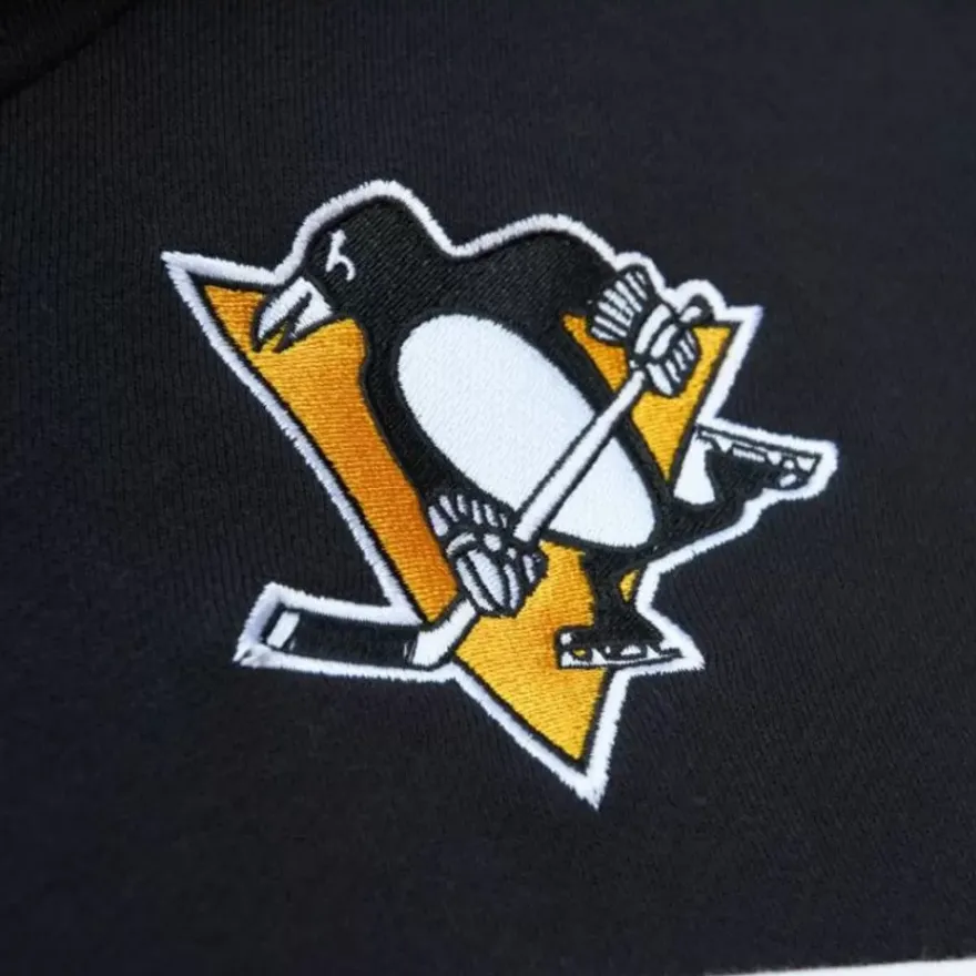 Mitchell & Ness Hoodies & Sweatshirts-Head Coach Hoodie Pittsburgh Penguins