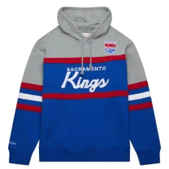 Mitchell & Ness Hoodies & Sweatshirts-Head Coach Hoodie Sacramento Kings