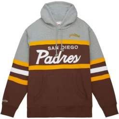 Mitchell & Ness Hoodies & Sweatshirts-Head Coach Hoodie San Diego Padres