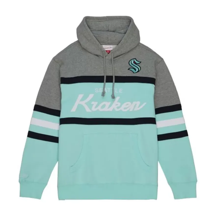Mitchell & Ness Hoodies & Sweatshirts-Head Coach Hoodie Seattle Kraken