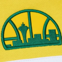 Mitchell & Ness Hoodies & Sweatshirts-Head Coach Hoodie Seattle Supersonics