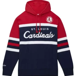Mitchell & Ness Hoodies & Sweatshirts-Head Coach Hoodie St. Louis Cardinals