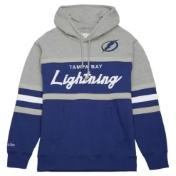 Mitchell & Ness Hoodies & Sweatshirts-Head Coach Hoodie Tampa Bay Lightning