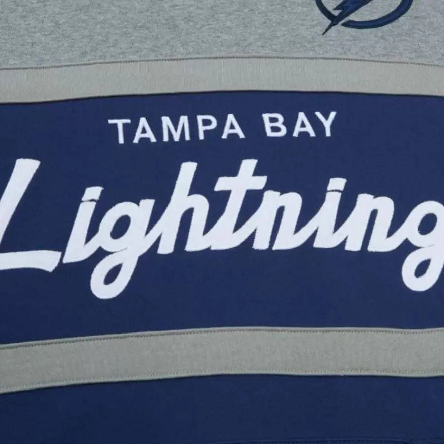 Mitchell & Ness Hoodies & Sweatshirts-Head Coach Hoodie Tampa Bay Lightning