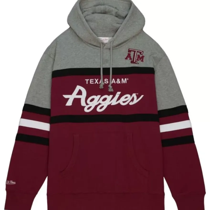 Mitchell & Ness Hoodies & Sweatshirts-Head Coach Hoodie Texas A&M University