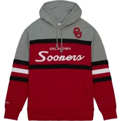 Mitchell & Ness Hoodies & Sweatshirts-Head Coach Hoodie University Of Oklahoma