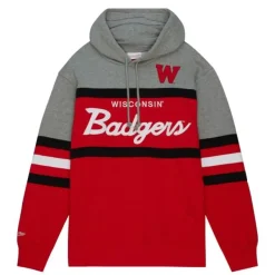 Mitchell & Ness Hoodies & Sweatshirts-Head Coach Hoodie University Of Wisconsin - Madison